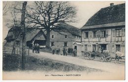 CPA - SAINT-ULRICH (Haut Rhin) - (Haute Alsace) ... Militaires Allemands, Attelage, Tonneau ... - Autres & Non Classés