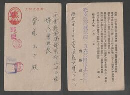 JAPAN WWII Military 2sen Postcard NORTH CHINA 32th Division WW2 MANCHURIA CHINE MANDCHOUKOUO JAPON GIAPPONE - 1941-45 Northern China