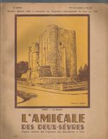 Régionalisme , L'AMICALE DES DEUX SEVRES , Numéro Spécial EXPOSITION INTERNATIONALE DE PARIS 1937,frais Fr 3.95 E - Poitou-Charentes