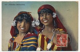 CPA - ALGERIE - Fillettes Bédouines - Donne