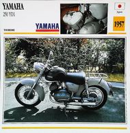 " YAMAHA 250 YD1 1957"  - Collection Fiche Technique Edito-Service S.A. - Sammlungen