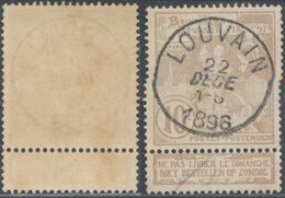 Expositions - N°72 Obl Simple Cercle "Louvain" - 1894-1896 Tentoonstellingen