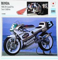 " HONDA 250cc NSR Grand Prix & Luca CADALORA 1991 "   Collection Fiche Technique Edito-Service S.A. - Verzamelingen