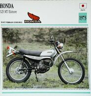" HONDA 125cc MT Elsinore 1973"   Collection Fiche Technique Edito-Service S.A. - Sammlungen