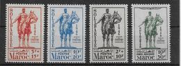 Maroc N°241/243 & PA 59 - Neuf ** Sans Charnière - TB - Unused Stamps