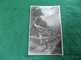 VINTAGE UK NORTH DEVON: ILFRACOMBE Old Maid's Cottage Art Sepia Andrew Beer - Ilfracombe