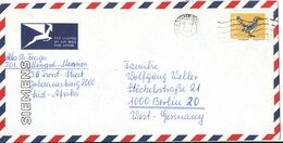 South Africa RSA Air Mail Cover Sent To Germany Johannesburg 31-1-1977 Single Franked BIRD - Poste Aérienne