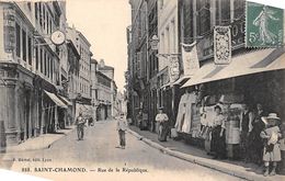 Saint Chamond    42       Rue De La République         (voir Scan) - Saint Chamond