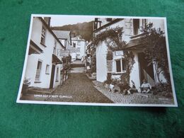 VINTAGE UK NORTH DEVON: CLOVELLY Lower High Street Sepia Valentines - Clovelly