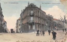 Saint Chamond      42       Rue Victor Hugo Et Avenue De La Gare . Tramway   2    (voir Scan) - Saint Chamond