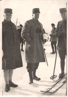 Grandes Manoeuvres Des Alpes 1934/35 * Général DOSS Et RUPP ? * Ski * Militaria * Photo Ancienne - Andere & Zonder Classificatie