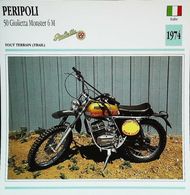 PERIPOLI 50cc Giulietta Monster Trial 6 M 1974  - Moto Italienne - Collection Fiche Technique Edito-Service S.A. - Verzamelingen