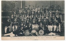 CPA - MULHOUSE (Haut-Rhin) - Musique De La Jeunesse De St Joseph, 1907 - Mulhouse