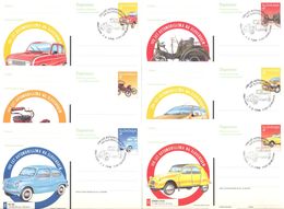 SLOVENIA - Lot Of 6 Stationeries With Commemorative Cancels. Topic Cars. - Slowenien