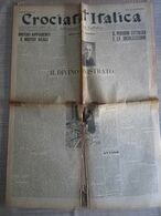 - QUOTIDIANO CROCIATA ITALICA DEL 26/06/1944 ARTICOLO FRA STANISLAO DELLA DIVISIONE SAN MARCO - First Editions