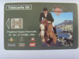 TC42- Télécarte De Monaco Thème Hippisme, 1996, Tirage 52 500 Ex, Utilisée - Monaco
