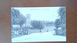 CARTE POSTALE ANCIENNE - MEUSE 55 - MONTIERS SUR SAULX - UN PONT SUR LA SAULX - ANIMEE - Montiers Sur Saulx