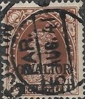 GWALIOR 1938 King George VI - 1/2a Brown FU - Gwalior