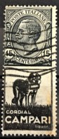 ITALY / ITALIA 1924/25 - Canceled - Sc# 96c - Advertising Stamp / Francobollo Pubblicitario 15c - Cordial Campari - Ongebruikt