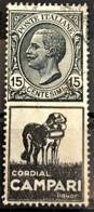 ITALY / ITALIA 1924/25 - Canceled - Sc# 96c - Advertising Stamp / Francobollo Pubblicitario 15c - Cordial Campari - Nuevos