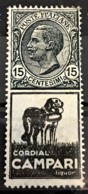 ITALY / ITALIA 1924/25 - Canceled - Sc# 96c - Advertising Stamp / Francobollo Pubblicitario 15c - Cordial Campari - Ungebraucht