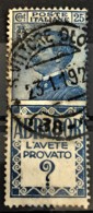 ITALY / ITALIA 1924/25 - Canceled - Sc# 100c - Advertising Stamp / Francobollo Pubblicitario 15c - Abrador - Nuevos