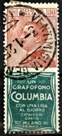 ITALY / ITALIA 1924/25 - Canceled - Sc# 102b - Advertising Stamp / Francobollo Pubblicitario 30c - Columbia - Mint/hinged