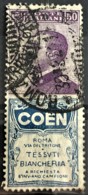 ITALY / ITALIA 1924/25 - Canceled - Sc# 105b - Advertising Stamp / Francobollo Pubblicitario 50c - Coen - Nuevos
