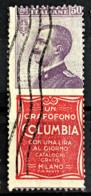 ITALY / ITALIA 1924/25 - Canceled - Sc# 105c - Advertising Stamp / Francobollo Pubblicitario 50c - Columbia - Neufs