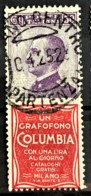 ITALY / ITALIA 1924/25 - Canceled - Sc# 105c - Advertising Stamp / Francobollo Pubblicitario 50c - Columbia - Ongebruikt