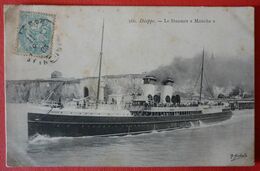 DIEPPE - FRENCH STEAMER SS.MANCHE , LE PAQUEBOT - Paquebots
