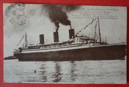 LE HAVRE - FRENCH STEAMER SS. ILE DE FRANCE , LE PAQUEBOT - Steamers
