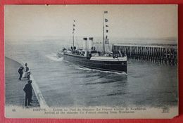 DIEPPE - FRENCH STEAMER SS. LA FRANCE , LE PAQUEBOT - Steamers
