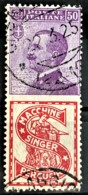 ITALY / ITALIA 1924/25 - Canceled - Sc# 105h - Advertising Stamp / Francobollo Pubblicitario 50c - Singer - Mint/hinged