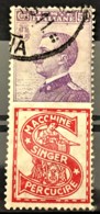 ITALY / ITALIA 1924/25 - Canceled - Sc# 105h - Advertising Stamp / Francobollo Pubblicitario 50c - Singer - Mint/hinged