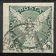 TCHECOSLOVAQUIE     -    Pour Journaux  -   1919  .  Y&T N°  2 Oblitéré.  Aigle - Newspaper Stamps