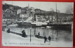 TROUVILLE - FRENCH STEAMER SS. LA TOUQUES , LE PAQUEBOT - Steamers