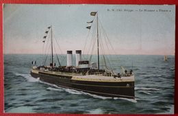 DIEPPE - FRENCH  STEAMER SS. FRANCE , LE PAQUEBOT - Paquebots