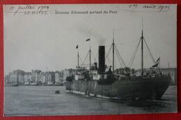 LE HAVRE - FRENCH  STEAMER SS. ALLEMAND , LE PAQUEBOT - Paquebots