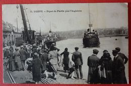 DIEPPE - FRENCH  STEAMER SS. PARIS , LE PAQUEBOT - Steamers