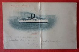 FRENCH  STEAMER SS. INDUS , LE PAQUEBOT - Paquebots