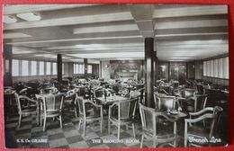 FRENCH  STEAMER SS. DE GRASSE , SMOKING ROOM ,  LE PAQUEBOT FRENCH LINE - Paquebots