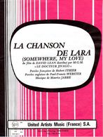 LA CHANSON DE LARA / DOCTEUR JIVAGO - MAURICE JARRE - 1965 - EXCELLENT ETAT COMME NEUF - - Sonstige