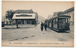 CPA - GERARDMER (Vosges) - Le Boulevard Kelsch - Gare Du Tramway De La Schlucht - Gerardmer