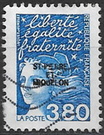 St Pierre Et Miquelon Oblitérés 1997  N° 652 Marianne De Luquet Ou Du 14 Juillet à 3,80 Francs - Gebraucht