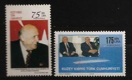 Turquie Chypre Turc RTCN 1998 N° 444 / 5 ** Président, Politique, Süleyman Demirel, Denktaş, Coup D'état, Mossoul, Irak - Autres & Non Classés