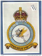 Carte Postale Angleterre  Duxford  Blason De La Royal Air Force Station  Blason  Trés Beau Plan - Autres & Non Classés