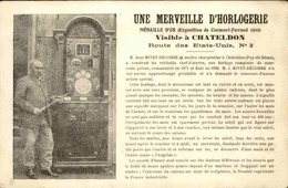 FRANCE - Carte Postale - Chateldon - Une Merveille D'Horlogerie ( Médaille D'Or à Clermont Ferrand En 1910 ) - L 67042 - Chateldon