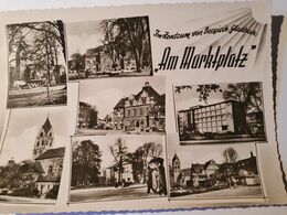 ALLEMAGNE BERGISCH GLADBACH 2 CARTES AM MARKTPLATZ IM ZENTRUM + HERZLICHE GRUSSE - Bergisch Gladbach