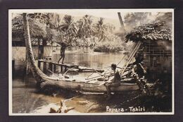 CPA Tahiti Océanie Océania Polynésie Carte Photo Papara Non Circulé - Tahiti